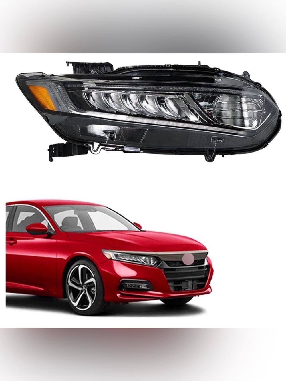 labwork Headlights HO2503187 Replacement for Honda Accord 2018 2019 2020